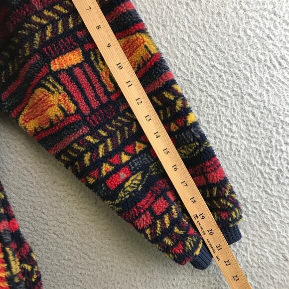 Vintage Columbia Sportswear Aztec Southwestern Print Fleece Womens L - Picture 6 of 10